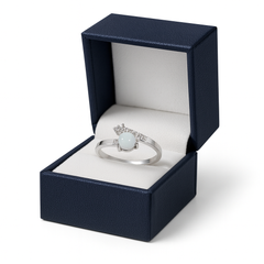 Opal Radiance 925 Silver Ring