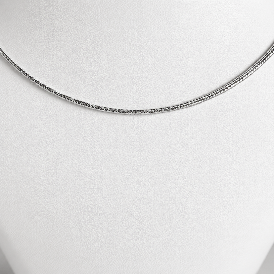 Mashha 925 Silver Rhodium Plated Milano Chain Mashha