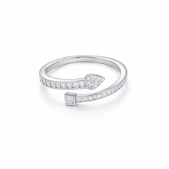 Mashha 925 Silver Arrow Wrap Ring