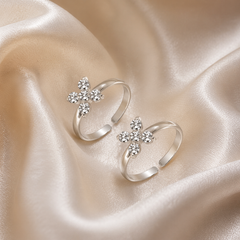 Mashha 925 Silver Butterfly Toe Rings