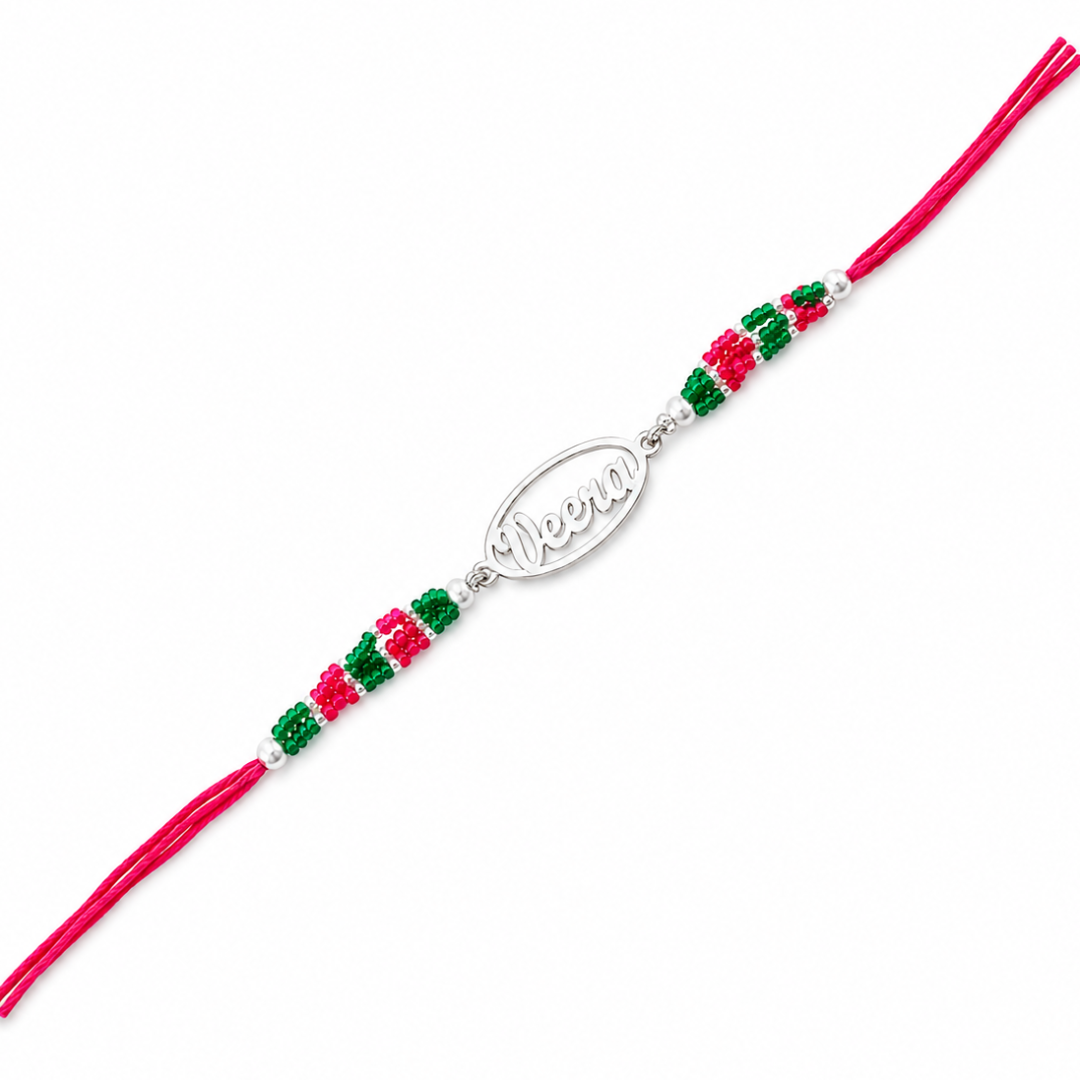 Mashha 925 Silver Veera Silver Rakhi Mashha