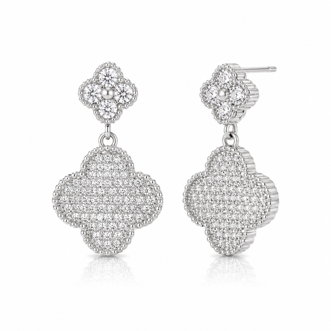 Mashha 925 Silver Gossip Girl Earrings Mashha