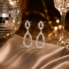 Mashha 925 Silver She Is Born Diva Earrings Mashha