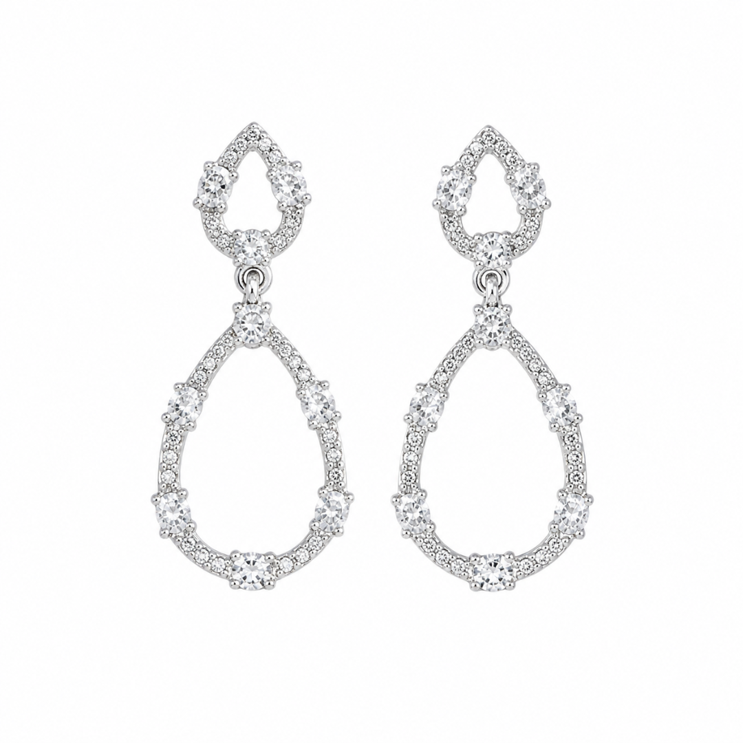 Mashha 925 Silver She Is Born Diva Earrings Mashha