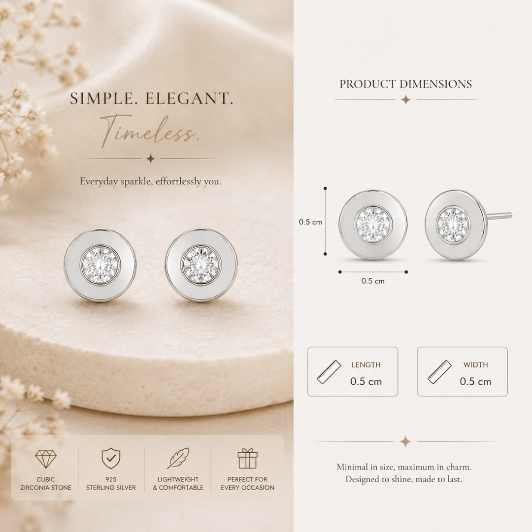 Mashha 925 Silver Mini studs Mashha