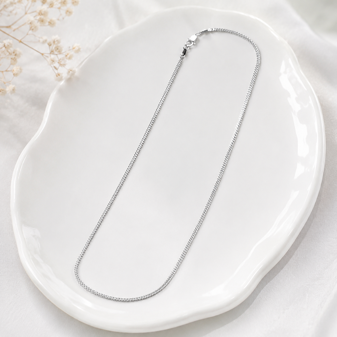 Mashha 925 silver rhodium plated Legacy Chain for men & women Mashha