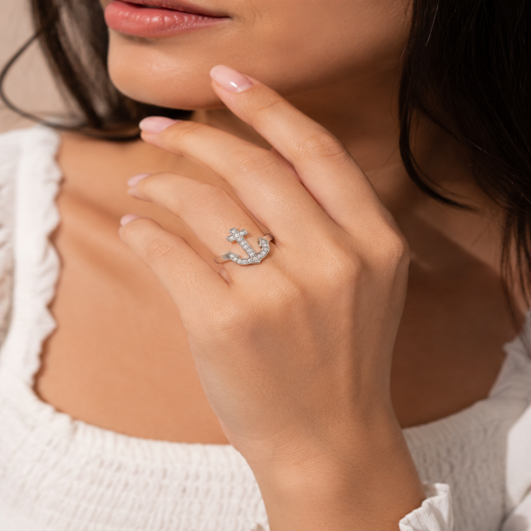 Anchor Silver Ring Mashha