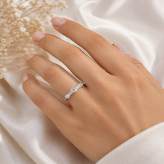Celeste Dotted Zircon Band