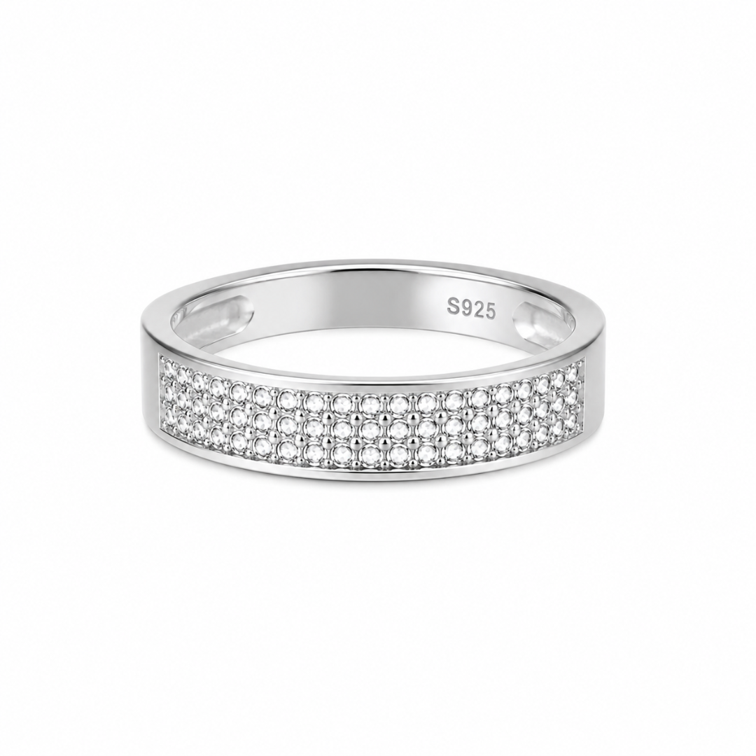 Silver Classic Band Ring Mashha
