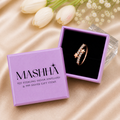 Mashha 925 Silver Celestia Starfall Ring
