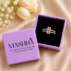 Mashha 925 silver Stellar Bond Ring