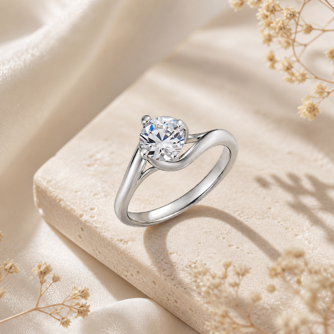 Twilight Promise Solitaire Ring Mashha