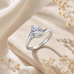 Twilight Promise Solitaire Ring Mashha