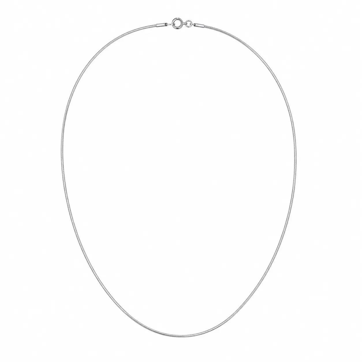 Chloe  925 Silver Rhodium Plated Sleek Snake Chain Mashha