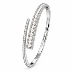 Mashha 925 Silver Celeste Pearl Luxe Bracelet & Ring Set