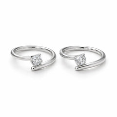 Mashha 925 Silver Elegant Twist Toe Ring Mashha