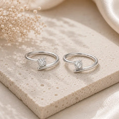 Mashha 925 Silver Elegant Twist Toe Ring Mashha