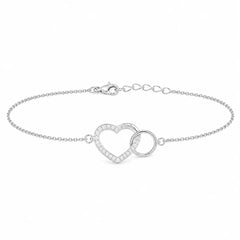 Mashha 925 silver Eternal Love Heart Anklet Mashha