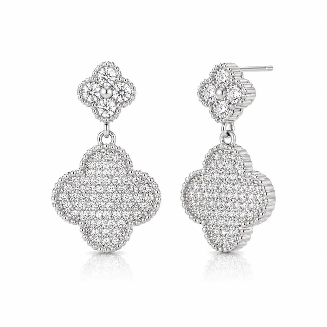 Mashha 925 Silver Gossip Girl Earrings Mashha