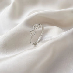 Mashha 925 Silver Infinity Ring (Adjustable) Mashha
