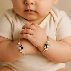 Mashha 925 silver Mickey Mouse Edition Baby Kada Mashha