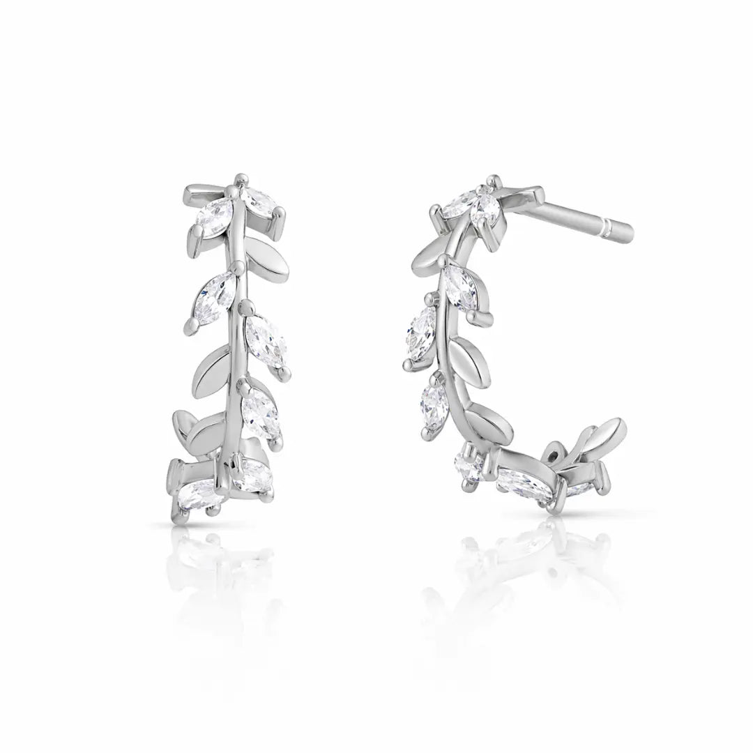 Mashha 925 silver Natkhat Noor Hoop Earrings Mashha
