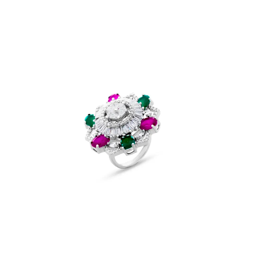Regal Bloom Cocktail Ring Mashha