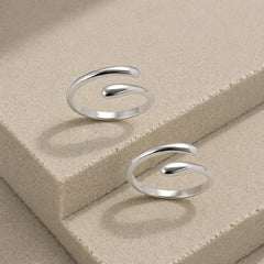 Mashha 925 Silver Adjustable Minimalist Toe Rings Mashha