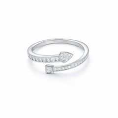 Mashha 925 Silver Arrow Wrap Ring Mashha