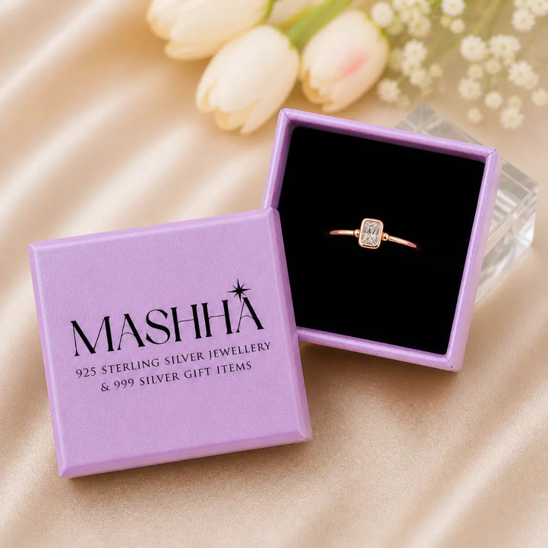 Mashha 925 Silver Aurielle Glow Ring Mashha