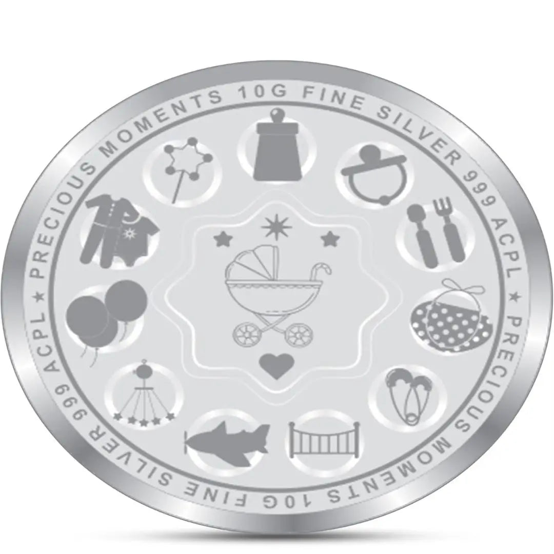Mashha  10 G-999 Silver Baby Moments Coin Mashha