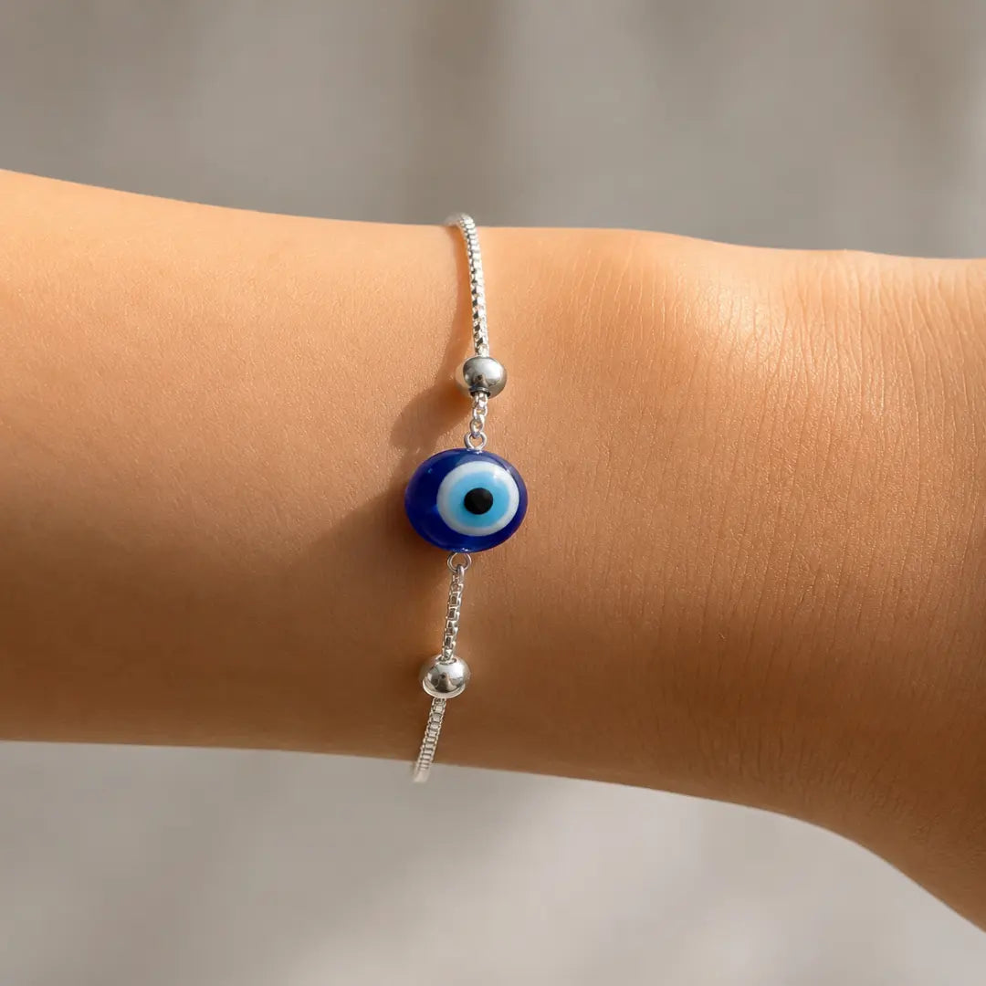 Mashha 925 Silver Evil Eye Protection Bracelet Mashha
