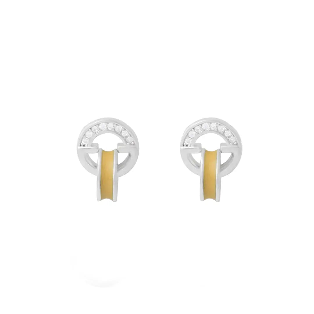 Mashha 925 Silver Office 9 to 5 Earrings Mashha