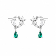Mashha 925 Silver Paan Shaandaar Earrings Mashha