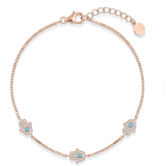Mashha 925 Silver Evil Eye Guardian Anklet