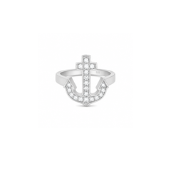 Anchor Silver Ring Mashha