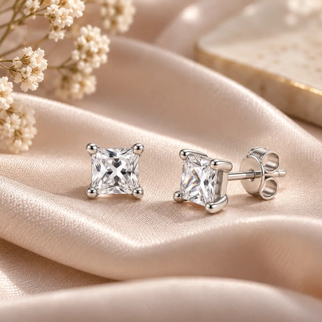 Mashha 925 Silver Tiny Luxe Stud Mashha