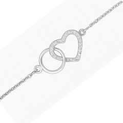 Eternal Love Heart Anklet