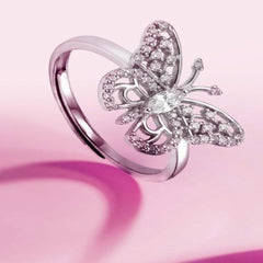 Mashha 925 silver Sparkwing Adjustable Ring