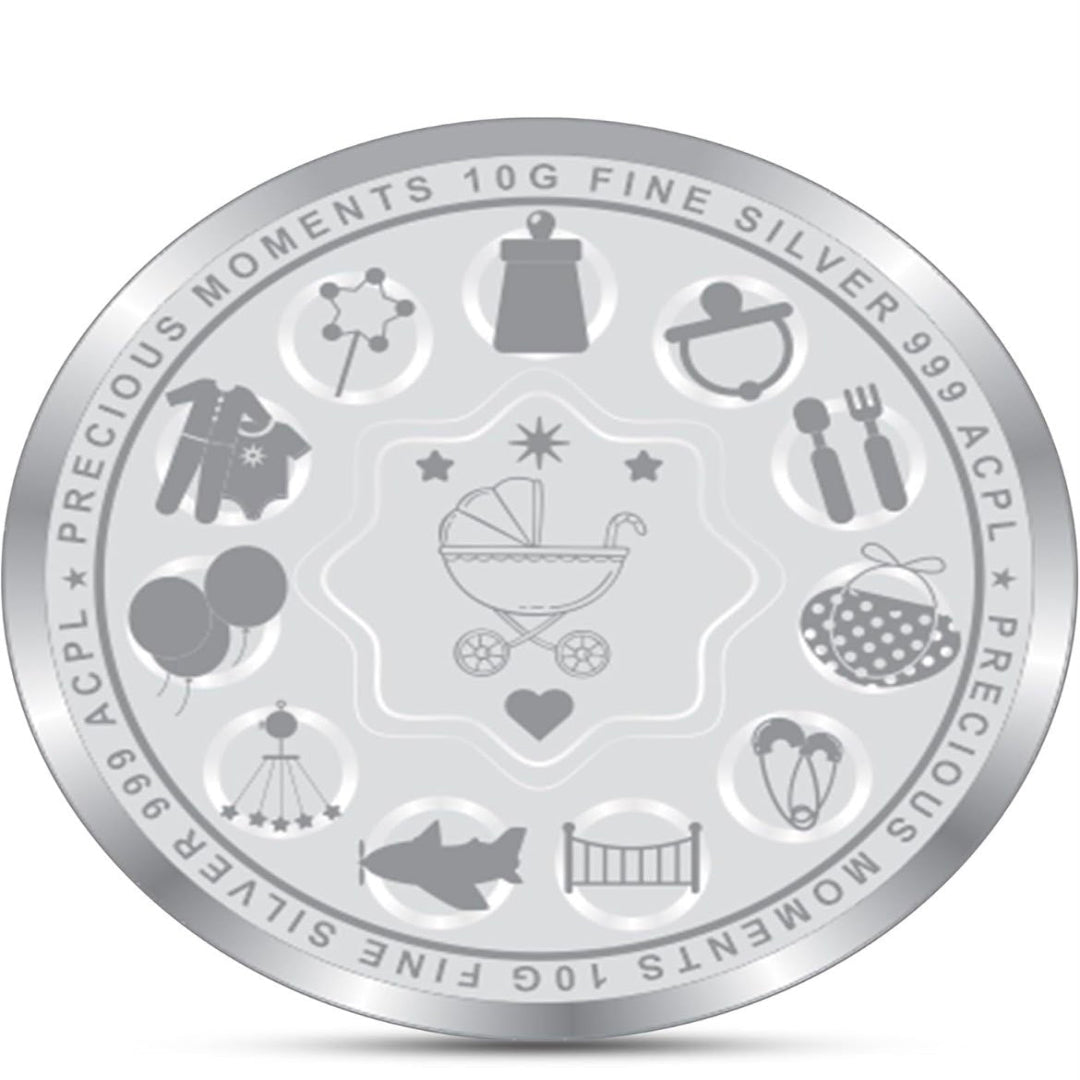 Mashha  10 G-999 Silver Baby Moments Coin Mashha