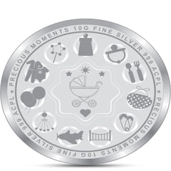 Mashha  10 G-999 Silver Baby Moments Coin Mashha