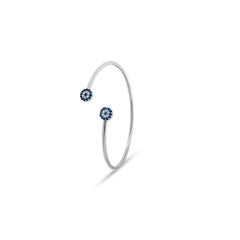 Mashha 925 Silver Nazar Na Lage Bracelet Kada (adjustable) Mashha