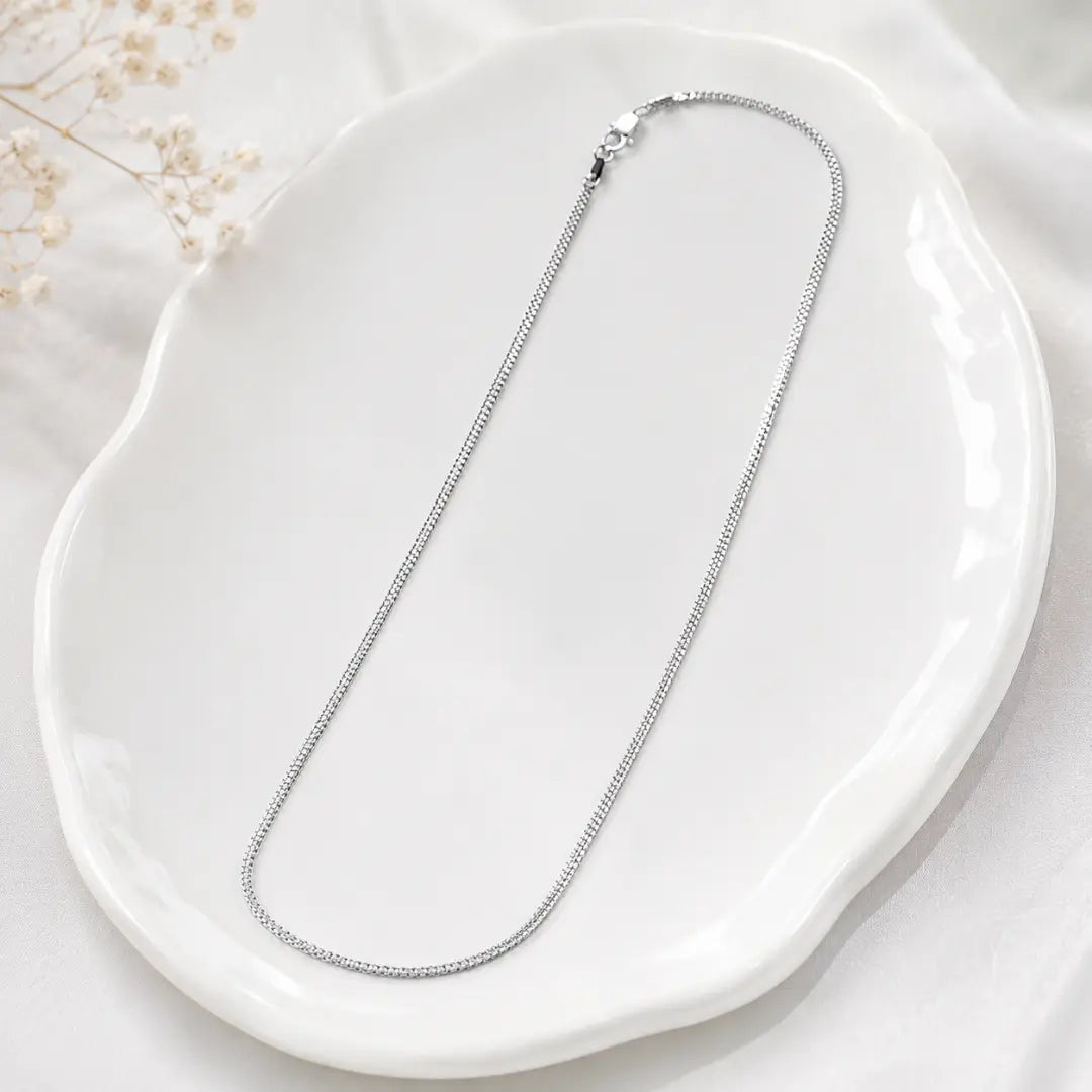 Mashha 925 silver rhodium plated Legacy Chain for men & women Mashha