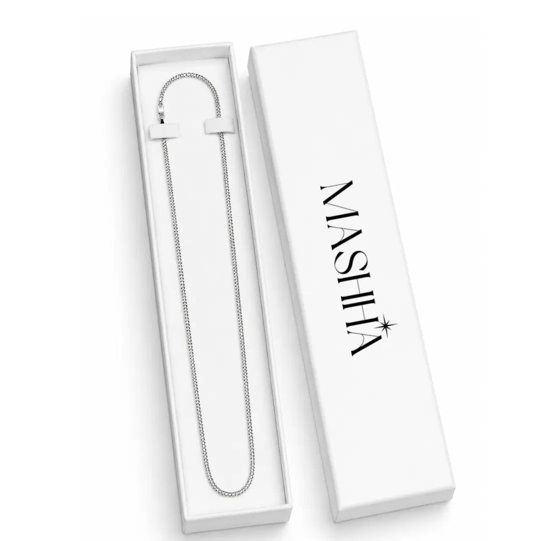 Mashha 925 silver rhodium plated Legacy Chain for men & women Mashha